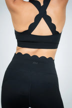 Back detail of Soi sculpt core activewear set